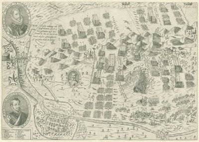 Bitwa pod Nieuwpoort, 1600 autorstwa Anonymous