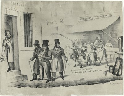 Karykatura C. Seyna, 1838-1839 autorstwa Anonymous