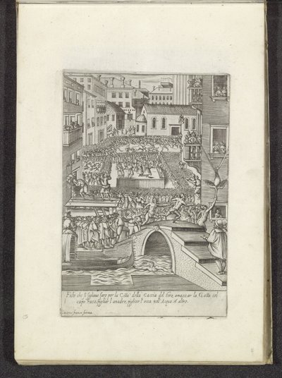 Straatfeest te Venetië Scenes uit het Venetiaanse leven (tytuł serii) Habiti d