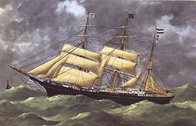 Barque Dora (druk) autorstwa Anonymous