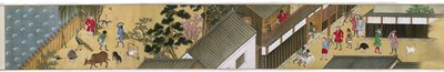 te t rading post st a t dejima Makimono Nagasaki autorstwa Anonymous