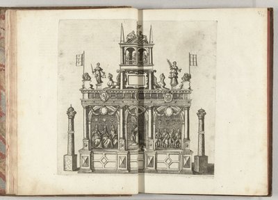 Scena z cesarzem Karolem V, 1594 autorstwa Anonymous
