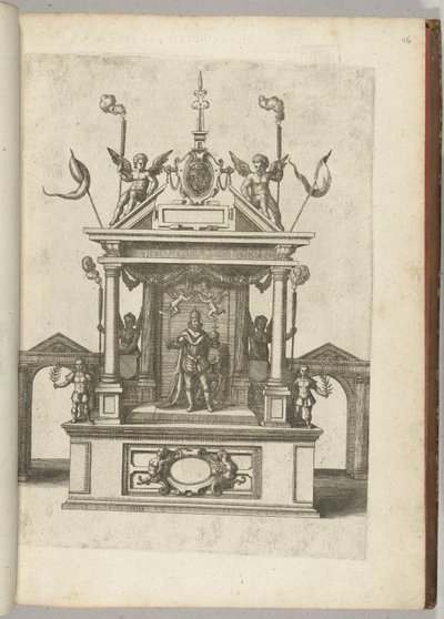 Scena z cesarzem Rudolfem II, 1594 autorstwa Anonymous