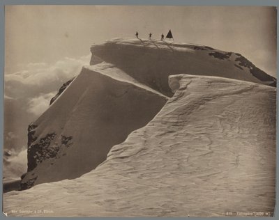 Szczyt Titlis w pobliżu Engelberg w Szwajcarii Titlisspitze [3239 m] (tytuł na obiekcie) autorstwa Anonymous