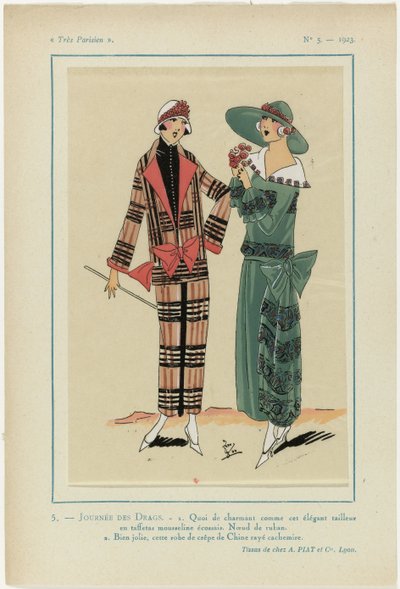 Bardzo paryski, 1923, nr 5: 5.- DZIEŃ WCIĄGÓW... autorstwa Anonymous
