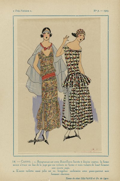 Bardzo paryski, 1923, nr 7: 14.- KASYNO. / 1. Wspaniały jest ten musujący... autorstwa Anonymous