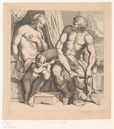 Wenus w Anchises Dzieci w Palazzo Farnese w Rzymie (tytuł serii) autorstwa Anonymous