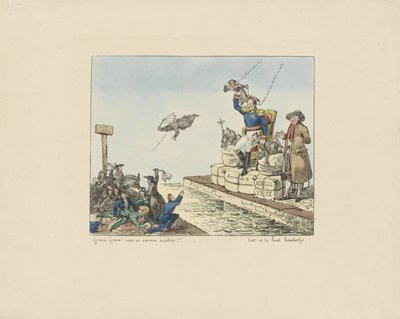 Wilhelm I wyrzuca jezuitów z kraju, 1829 Łaska, Łaska! nosy i czasami oskarżycielski!!! za późno bracie (tytuł na obiekcie) autorstwa Anonymous