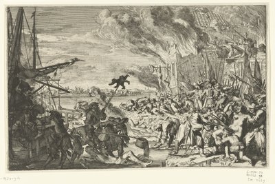 Okrucieństwa w wiosce nad wodą, 1672 autorstwa Anonymous