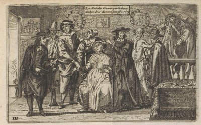 Leczenie choroby przez taniec, 1673 La Maladie Guarie par la dance / Leczenie choroby poprzez taniec. 1673 (tytuł na obiekcie) autorstwa Anonymous