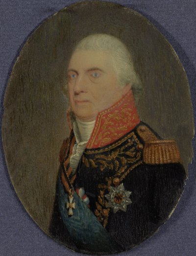 Admirał Jan Hendrik van Kinsbergen (1735-1819), ok. 1810 (gwasz na kości słoniowej) autorstwa Anonymous Anonymous