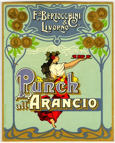 Reklama ponczu pomarańczowego (Chromolithography 1905) autorstwa Anonymous Anonymous