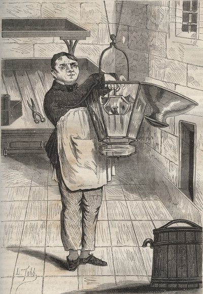 Anthelme Collet (1785-1840) w więzieniu Rochefort. Grawer „Historia skazanych od ich powstania do dnia dzisiejszego” (1877) autorstwa Pierre