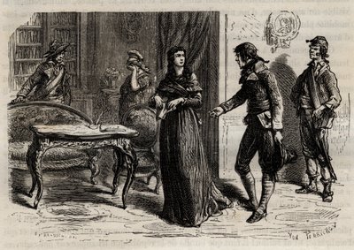 Aresztowany przez Madame Roland 1 czerwca 1793 w Paryżu - Aresztowany przez Madame Roland (Manon Roland, z domu Jeanne Marie Philippon). autorstwa Anonymous Anonymous