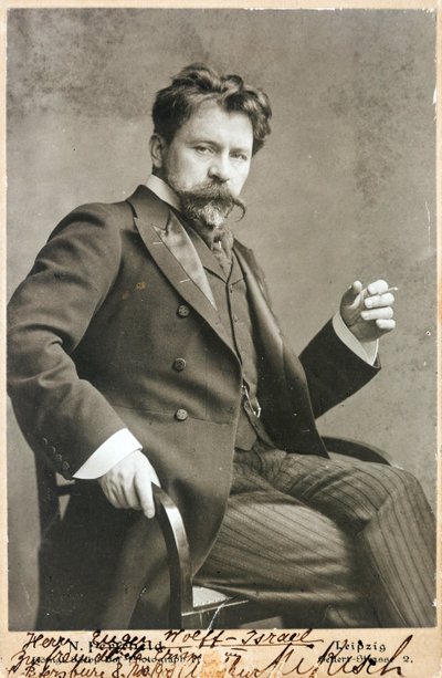 Arthur Nikisch - Portret dyrygenta Arthura Nikischa (1855-1922) - Anonim. Zdjęcie autorstwa Anonymous Anonymous