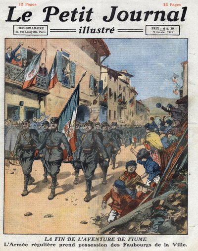 W wyniku handlu Rapallo Fiume (Rijeka) stało się wolnym państwem, ulicami miasta wędrowała armia włoska, która właśnie wypędziła Gabriele d