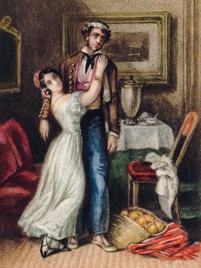 Carmen przez Merimee, Prosper (1803-1870). Litografia kolorowa autorstwa Anonymous Anonymous