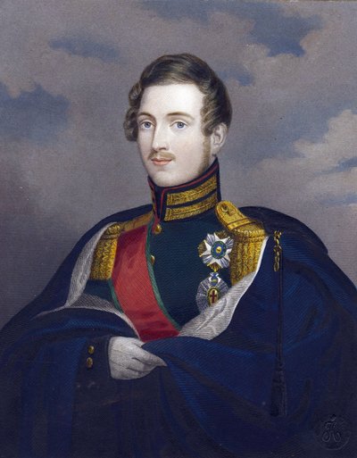 Constantin Pavlovitch, grand-duc de Russie ou Constantin Pavlovitch Romanov - Wielki książę Konstantyn Pawłowicz Rosji (1779-1831) - Anonimowy - 1825 - Miedzioryt, akwarela - 15,8x12,6 - Kolekcja prywatna autorstwa Anonymous Anonymous