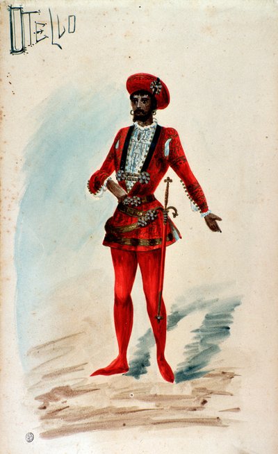 Kostium dla Otella w operze Giuseppe Verdi autorstwa Anonymous Anonymous