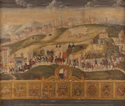 Książę Cosimo I de Medici przybywa do Sieny autorstwa Anonymous Anonymous