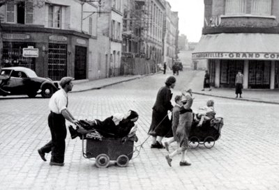 Francja Czerwiec 1940: Exodus ludności w Porte d