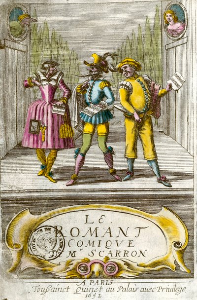 Frontyspicjum „Komiksu” francuskiego pisarza Paula Scarrona (1610-1660) autorstwa Anonymous Anonymous