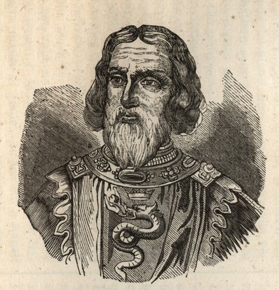 Galeas I Visconti - Galeazzo I Visconti - galeazzo first visconti - 1277-1328 - grawer autorstwa Anonymous Anonymous
