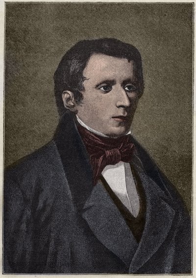 Giacomo Leopardi: (1798-1837), włoski poeta. autorstwa Anonymous Anonymous