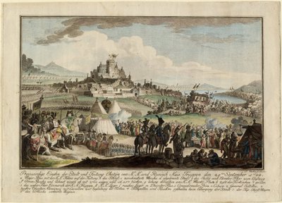 Guerre russo-turque de 1787-1792 - Zdobycie Chocimia przez wojska rosyjskie 29 września autorstwa Anonymous Anonymous