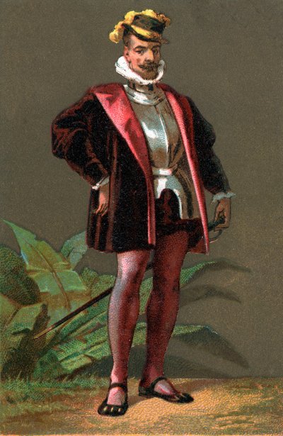HERNANDO (Hernan) CORTES (Cortez) (1485-1547) Hiszpański zdobywca Meksyku. Chromolitografia Ze zbiorów prywatnych autorstwa Anonymous Anonymous