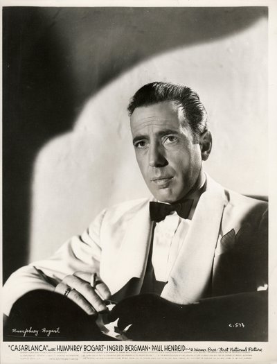 Humphrey Bogart (1899-1957) w filmie „Casablanca” Michaela Curtiza par Anonymous autorstwa Anonymous Anonymous