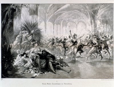 Ilustracja do Tannhausera autorstwa Wagnera autorstwa Anonymous Anonymous
