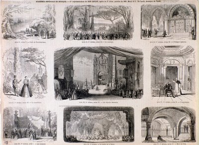 Ilustracje do opery Don Carlo Giuseppe Verdi autorstwa Anonymous Anonymous