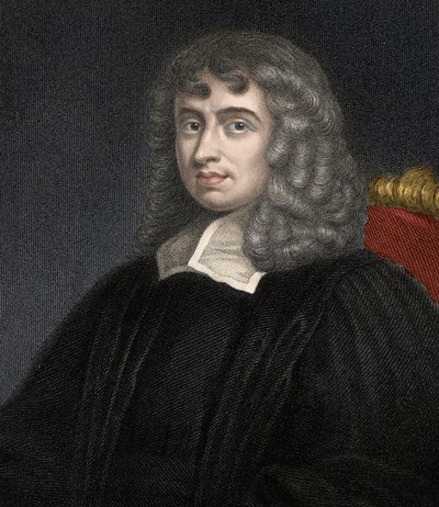 Isaac Barrow (1630-1677) filolog angielski, matematyk i teolog - Isaac Barrow 1630-1677, angielski filolog klasyczny, teolog i matematyk autorstwa Anonymous Anonymous