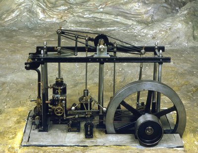 Maszyna parowa Jamesa Watta, Muzeum Nauki i Techniki, Mediolan. autorstwa Anonymous Anonymous
