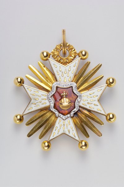 Królestwo Bawarii - Order Świętego Huberta: insygnia (rewers) - 1700-1750 autorstwa Anonymous Anonymous