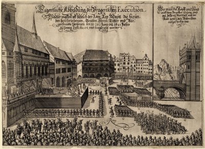 Wojna trzydziestoletnia - Egzekucja 27 C panów czeskich na Rynku Starego Miasta w Pradze 21 czerwca 1621 - Egzekucja 27 przywódców protestanckich na Rynku Staromiejskim w Pradze 21 czerwca autorstwa Anonymous Anonymous