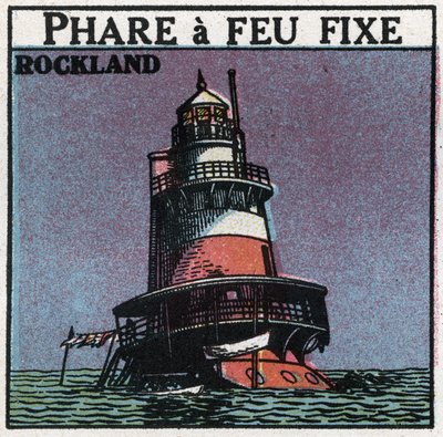 Sygnały świetlne: reflektor Rockland. Anonimowa ilustracja z 1925 r. Ze zbiorów prywatnych. autorstwa Anonymous Anonymous