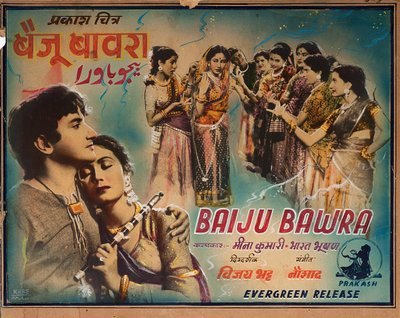 Plakat filmowy Baiju Bawra - Anonimowy. Litografia kolorowa autorstwa Anonymous Anonymous