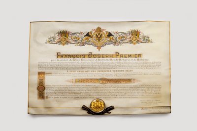 Order Złotego Runa: Austriackie Złote Runo - Diplôme d
