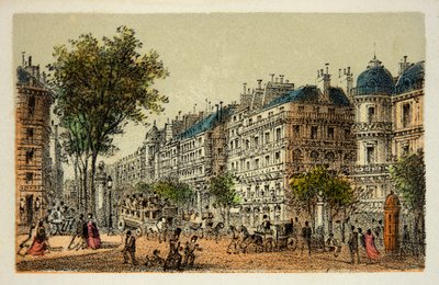Paryż 1874: Boulevard des Italians, kolekcja prywatna autorstwa Anonymous Anonymous