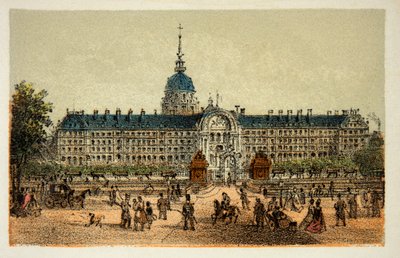Paryż 1874: Hotel des Invalides, kolekcja prywatna autorstwa Anonymous Anonymous