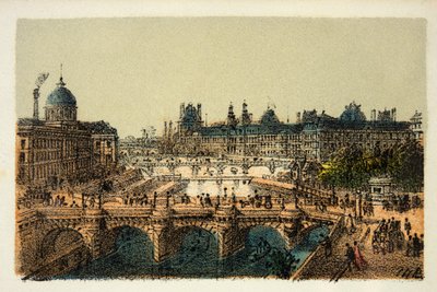 Paryż 1874: Pont Neuf, kolekcja prywatna autorstwa Anonymous Anonymous