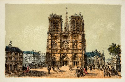 Paryż 1874: Notre Dame, kolekcja prywatna autorstwa Anonymous Anonymous
