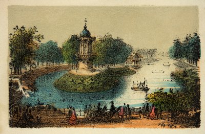 Paryż 1874: Lasek Buloński, kolekcja prywatna autorstwa Anonymous Anonymous