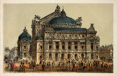 Paryż 1874: Nowa Opera (opera garnier), kolekcja prywatna autorstwa Anonymous Anonymous