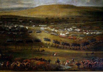 Przejście Mozeli w 1705 r. Anonimowy obraz z 1705 r. Zamek w Vaux Le Vicomte. autorstwa Anonymous Anonymous