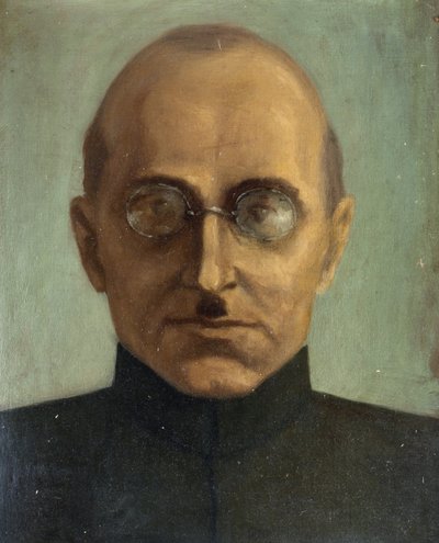 „Portret Ławrientija Berii (lub Ławrientija Berii) (1899-1953) Sowieckiego urzędnika państwowego” Anonimowy obraz Kolekcja prywatna autorstwa Anonymous Anonymous