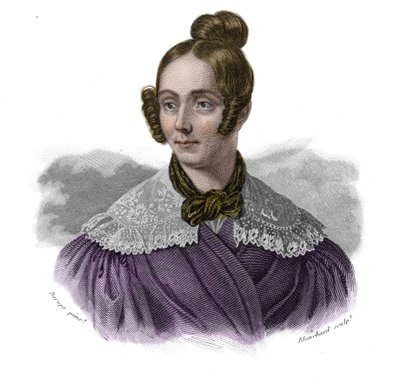 Portret Mademoiselle Didion (Barbe Francoise Madeleine Didion) (Barbe-Francoise-Madeleine) (1798-1836) w „” Portrety i historia użytecznych mężczyzn: mężczyzn i kobiet wszystkich krajów i wszystkich warunków, którzy nabyli prawa do uznania h autorstwa Anonymous Anonymous