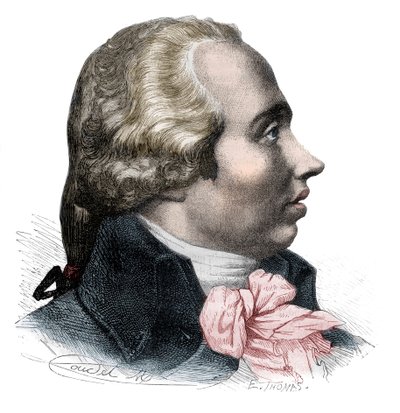 Portret Adrien-Marie Legendre (1752-1833) Francuski matematyk (lit) - portret autorstwa Adriena Marie Legendre, francuskiego matematyka (1752-1833) - Grawerowanie w „Histoire des Girondins” Alphonse de Lamartine (1790-1869) 1865- 1866 - Kolekcja prywatna autorstwa Anonymous Anonymous